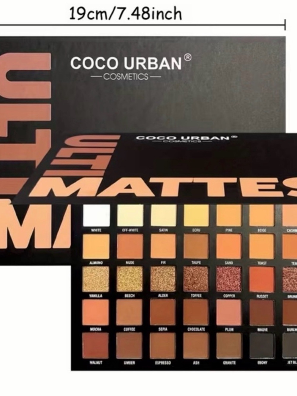 Matte Eyeshadow Palette - Warm Neutral Shades